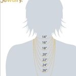 1mm Rope Chain Necklace 24k Real Gold Plated for Women and Men Photo 5