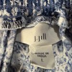 J. Jill Large Maxi Skirt Smocked Waist Abstract Pull Photo 4