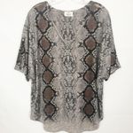 Ember Snake Print V Photo 0