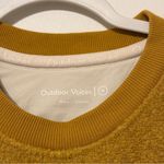 Outdoor Voices  MegaFleece Sweatshirt Womens Medium Wool Crewneck Gold Yellow Photo 4