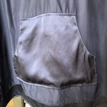 Luxury Blue silk satin Acrobat beacon sleeveless hoodie Size M Size M Photo 3