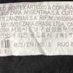 ZARA  Trafaluc Short Sleeve Hooded Sweatshirt Black Size Small Photo 3