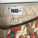 Paige Skyline Ankle Peg Floral Jeans Size 26 Photo 2