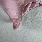 Free People  Off to the Races Boatneck Bodysuit in Ballet Slipper Size XS NWT Photo 5