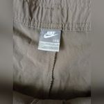 Nike Pants Womens Olive Capri Mid Rise Wide Leg Tie Cuff Active Trekking Sz S Photo 1