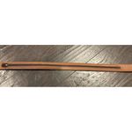 Lands' End  Brown Leather Belt Womens Size 34 35 Hidden Zipper Back 506‎ Preppy Photo 6