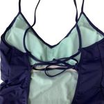 Hobie  Swimsuit XL Blue Embroidered One Piece‎ Swimwear Summer Beach Photo 3