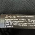 ZARA  Black Lace Up Stretch Knit Elastic Waist Pull On Mini Pencil Skirt Size M Photo 4