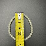 Women’s vintage dainty set of 2 white/pink faux pearl beaded bracelets‎ one size White Photo 3