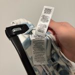 Good American Good Legs Cropped Striped Denim Blue White size 6/28 Photo 5