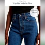 Abercrombie & Fitch - High Rise 90s Relaxed Jean - Dark - 30 (10) Photo 4