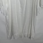Ekouger Pullover Gauzy White Tunic Dress/Bikini Cover Up Size Medium Photo 7