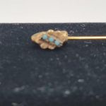 Vintage Coat Pins Lot of 3 Angel Cherub Cupid and FloralGold Tone Rhinestones Photo 11