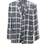 Vintage 80s Criscione X Cache Jacket Blazer with Rhinestones Size Petite S Black Photo 0