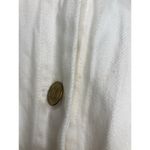 Main Strip Gold Studded Fringe Cowgirl Denim Short Romper Size M Off White Boho Photo 6