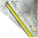 Nordstrom rhinestone E monogram pendant necklace Photo 8