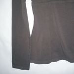 Eddie Bauer  M Chocolate Brown Cotton Cross Top Photo 1
