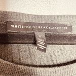 White House | Black Market Gray Embellished Sweater Tunic Small Studded Cozy Knit Photo 4