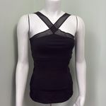 Heroine Sport Black Mesh X Tank Top XS Photo 4