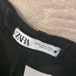 ZARA  high rise coated black jeans size 4 Photo 2