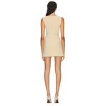 Norma Kamali  Sleeveless Pickleball Mini Dress in Sand Medium New Womens Photo 1