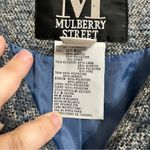 Mulberry Vintage ‎ Street Wool Coat Jacket Womens XL Blue Tapestry Button Pockets Photo 4