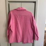 ZARA Pink  Oversized Linen Button Down  Photo 1