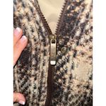 Woolrich  Women's Sz Medium M Plaid Brown Faux‎ Fur Trim Hooded Winter Coat Warm Photo 4