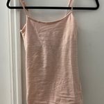 Amazon Striped Pink & White Tank Top Photo 1