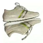 Cole Haan  Nikeair Women's Size 8 Fashion Sneaker Beige Suede Green Sporty Preppy Photo 7