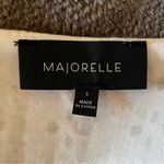 Majorelle  by Revolve Plunge Neck Flutter Sleeve White Eyelet Maxi Wrap Dress S Photo 6