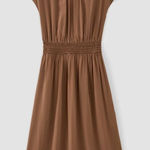 Everlane  The Gathered Midi Dress Size M Photo 0