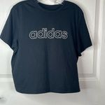 Adidas  Black Cropped Tshirt Photo 0