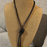 Black Knot Snake Chain Necklace Photo 0