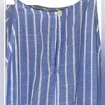 Love Riche Blue And White Striped Short Sundress  Photo 4
