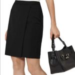 J.Crew 𝅺nwt  black suiting wrap skirt sz 0 Photo 0