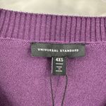 Universal Standard NWT  Purple V-Neck Raglan Pullover Sweater Size 4XS US 0 Photo 8
