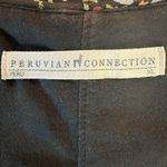 Peruvian Connection Artemis Pima Cotton Sheath Midi Dress Size XL Floral Meadow Photo 6