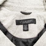 Liverpool - Gray Double-Breasted Peacoat with Removable Hood Photo 7
