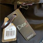 NEW Dex 1963 Black Grunge Punk Goth Biker Faux Leather Snap Ankle Luxe Leggings Size L Photo 6