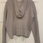 Cyrus Ribbed Hooded Cropped Knit Like Large Sweatshirt. 2616 Photo 5