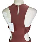 MISA Los Angeles Lyra Cut Out Jersey Knit Maxi Dress Cocoa Brown Size S NWT Photo 8