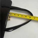 Garay Black Patent Leather Vinyl Satchel Purse Vintage‎ Photo 11