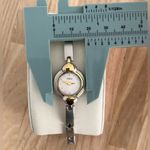 Caravelle by Bulova Ladies Watch Two Tone Hearts and Matte Bracelet White Dial Photo 9