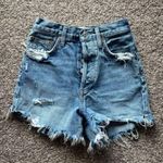 AGOLDE DEE Short Women’s High Rise Button Fly Denim Size 24 Photo 2