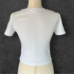 ZARA  short sleeve ribbed Tshirt with large Rhinestones Photo 3