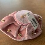 Free People Rosette Stud Pack - 10 Earrings (5 Pairs) + Brooch - Pink - NWT Photo 7