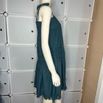 Anthropologie Floreat Senna Fringe Teal Dress Size Small Photo 9