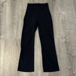 Lululemon  Sz 2 Groove Super High Rise Crop Black Workout Yoga Lounge Leggings‎ Photo 2