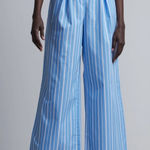 New York & Company Pleated Wide Leg Pants‎ Blue Size XL Photo 0